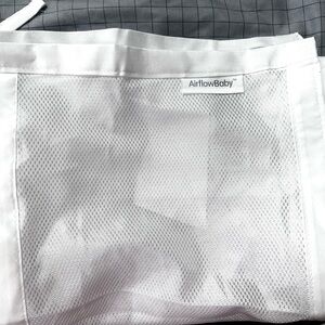 AirflowBaby White Mesh Crib Liner